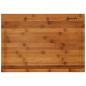 Preview: 2-1 large solid wood block chopping board & serving board in one bamboo block (approx. 50 x 35 x 5 cm) dark bamboo